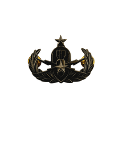 Senior EOD Bombsquad Pin Gold