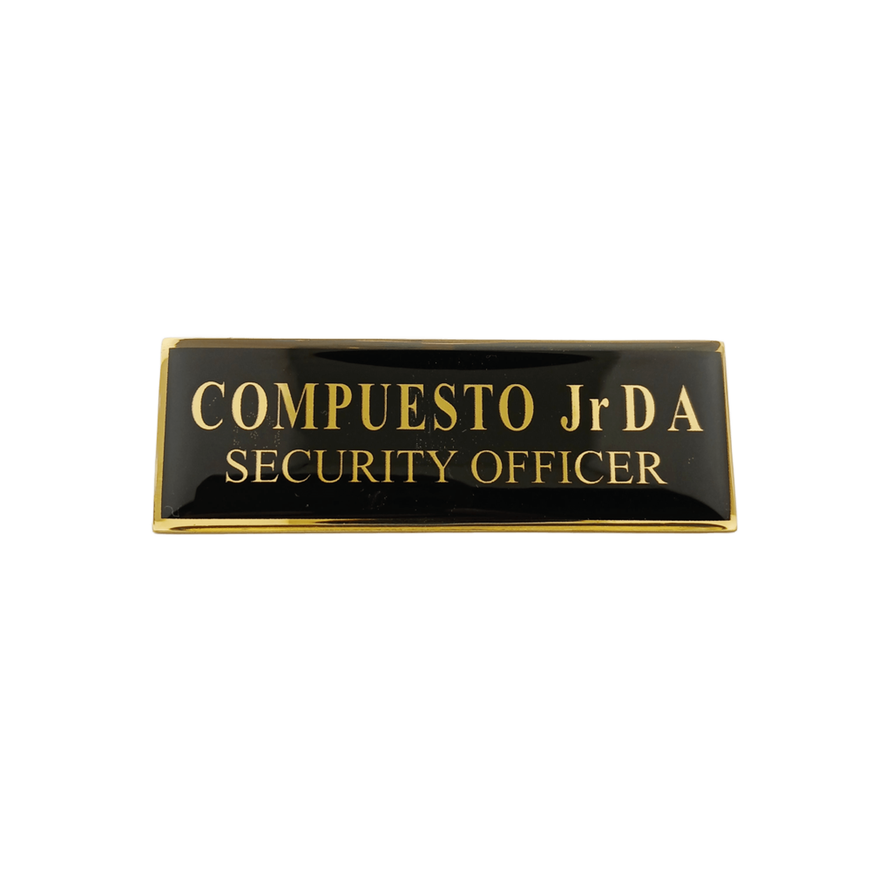 Security Officer Nameplate