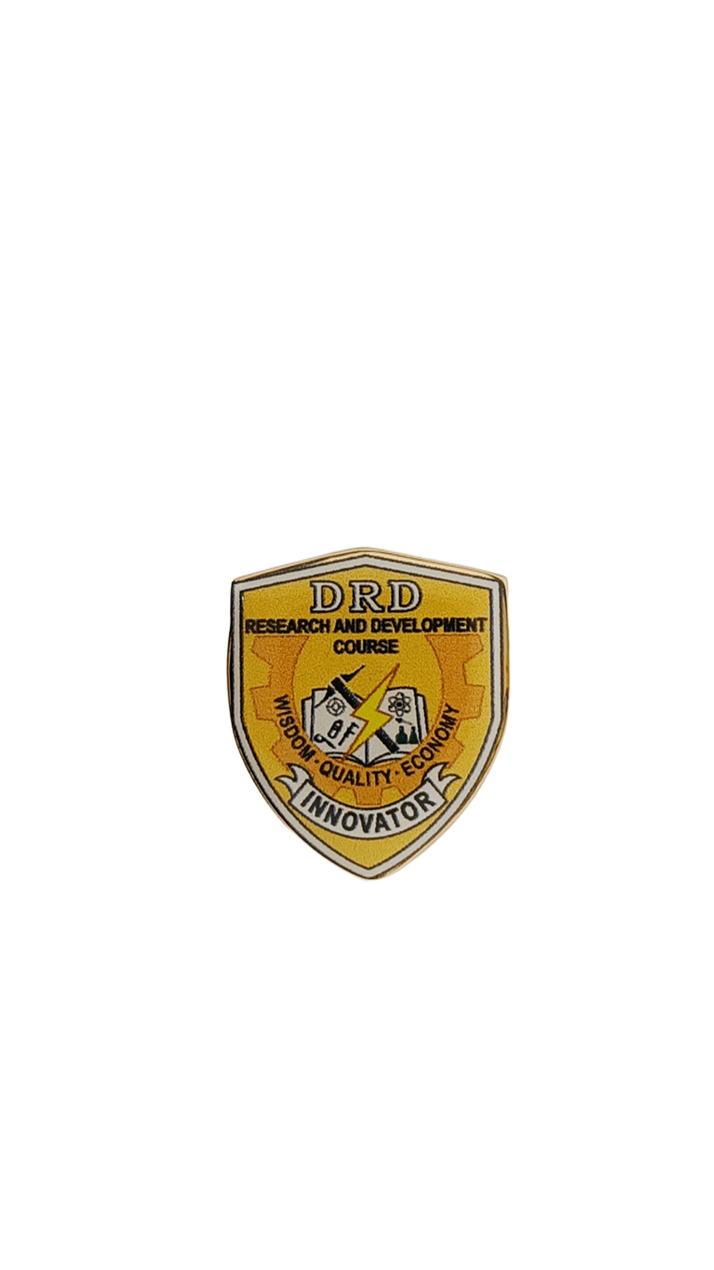 DRD Research and Development Course Pin - Innovator