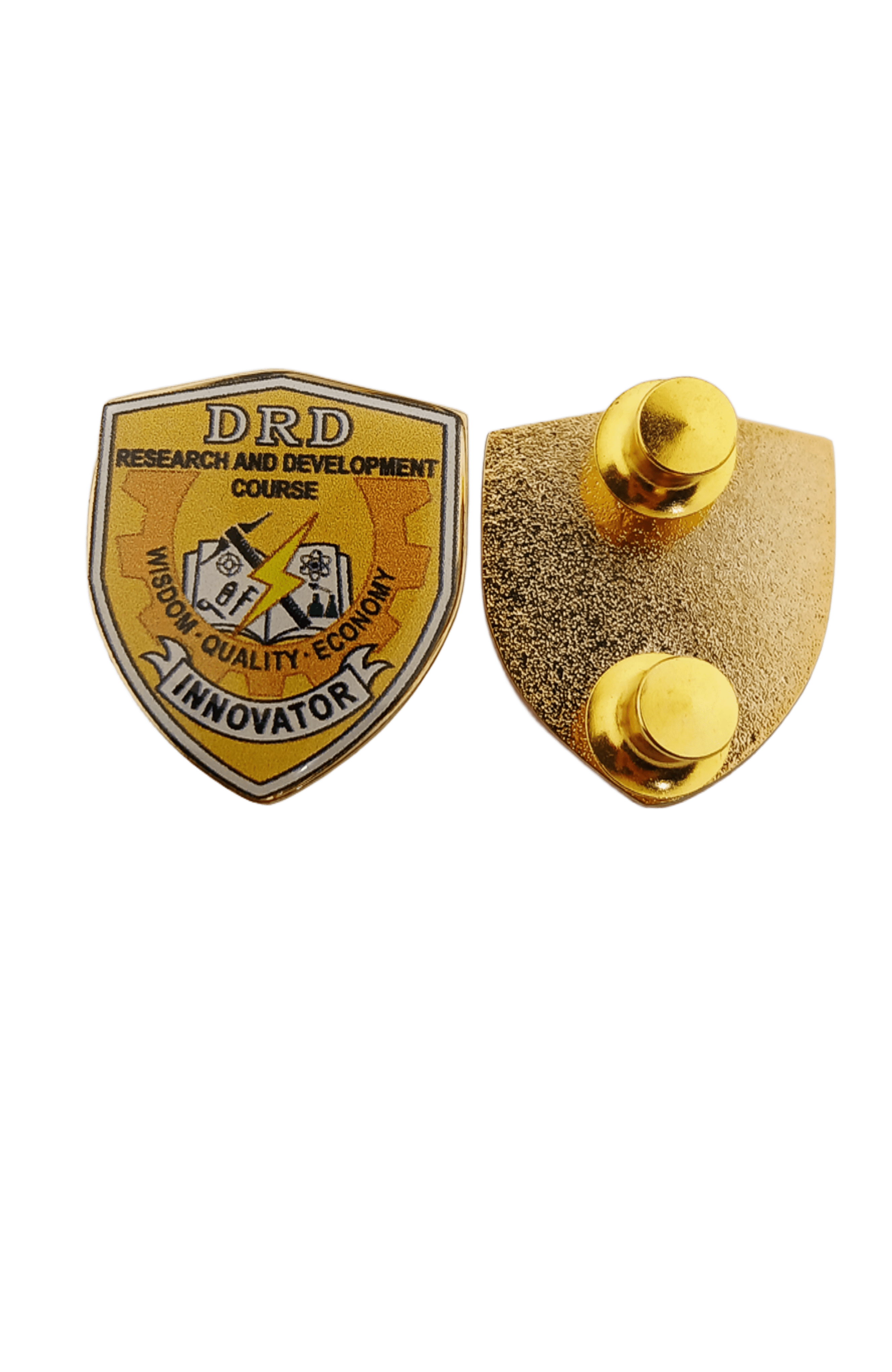 DRD Research and Development Course Pin - Innovator