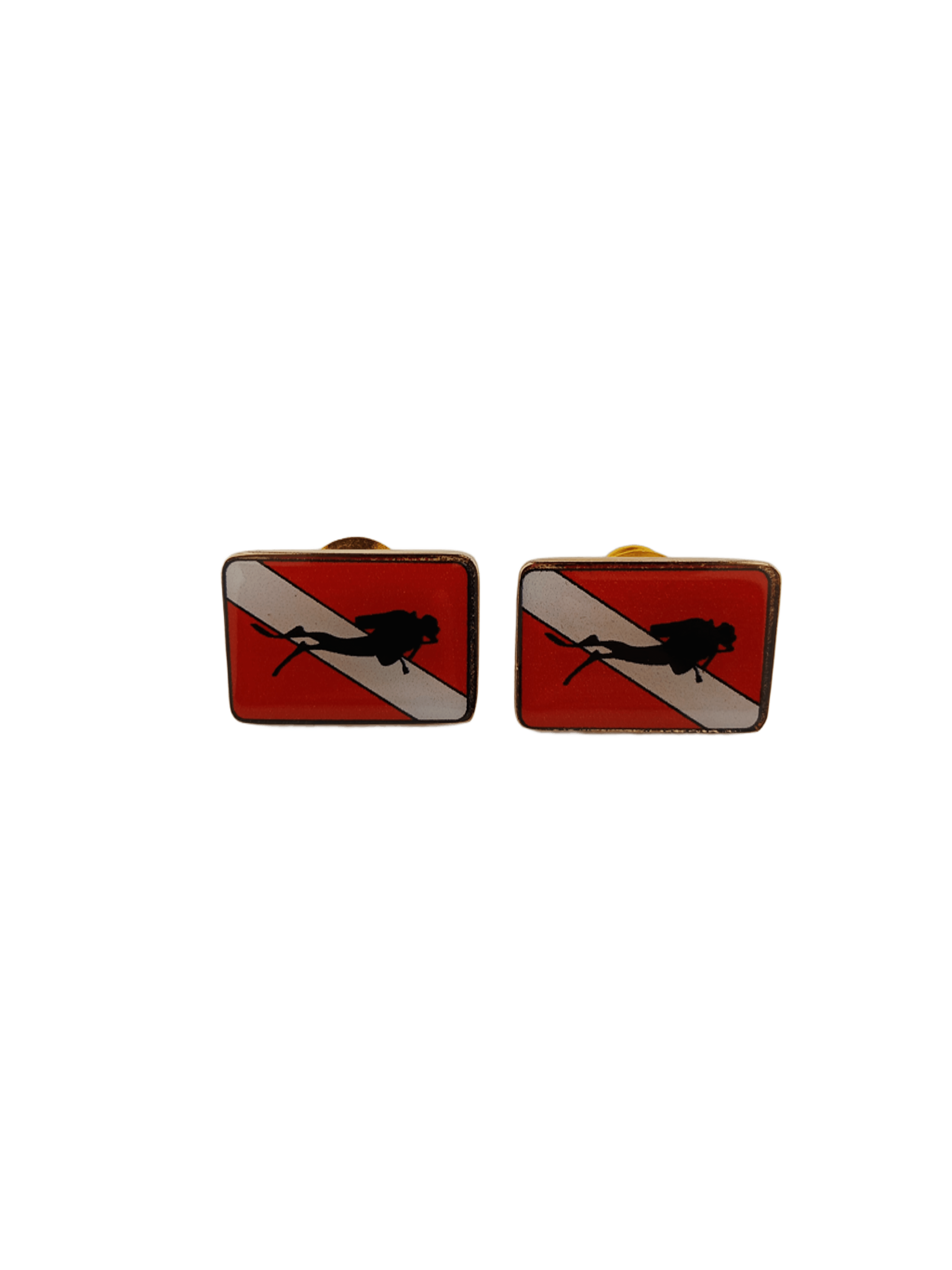 Scuba Diver Flag Pin 2025