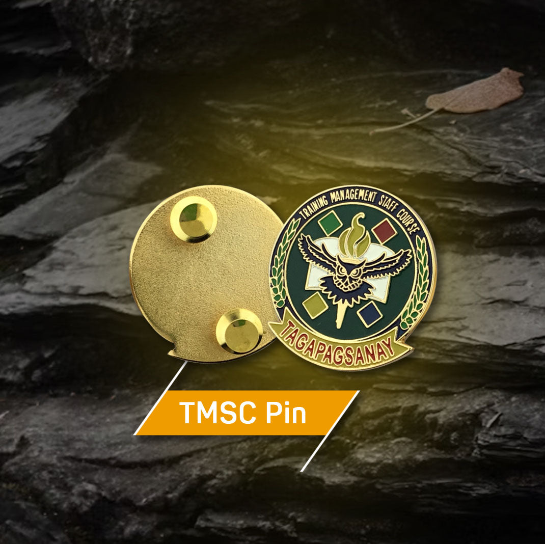 Conference Training Pin Training Management Staff Course (TMSC) Pin – philippinepublicsafetysupply
