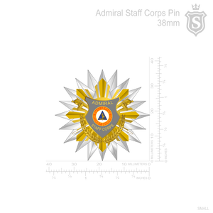 Admiral Staff Corps Pin