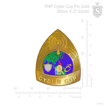 PNP Anti-Cybercrime Pin - Cyber Cop