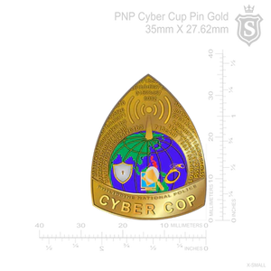 PNP Anti-Cybercrime Pin - Cyber Cop