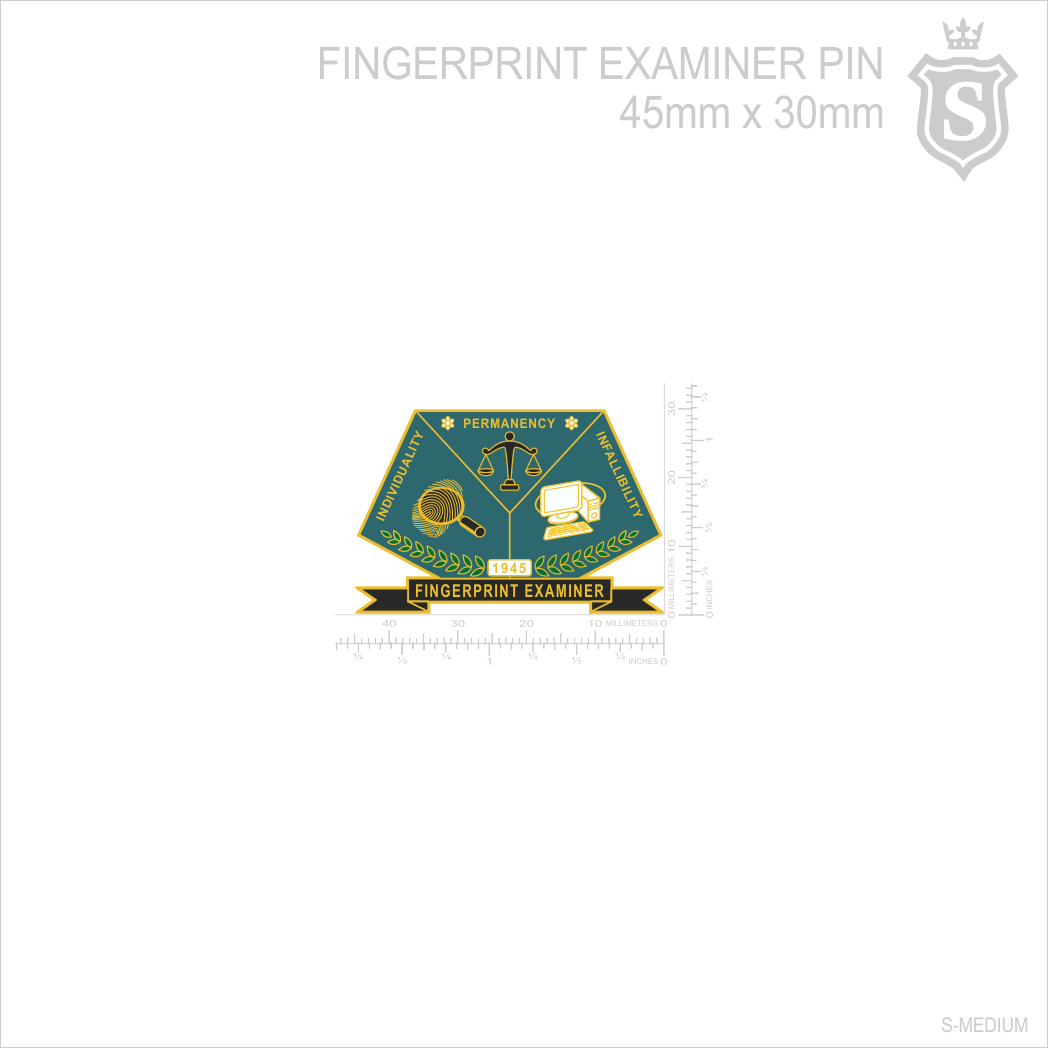 Fingerprint Examiner Pin