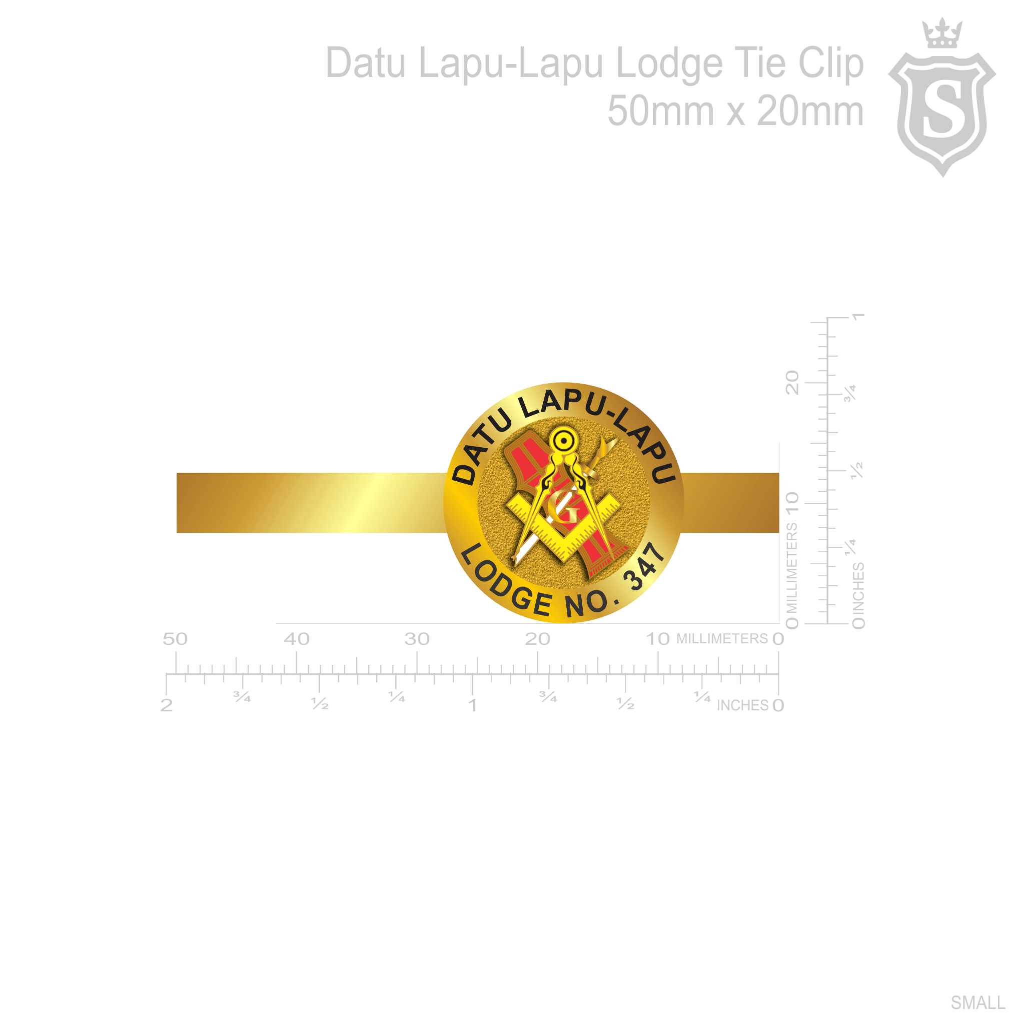 Mason Datu Lapu-Lapu Lodge Tie Clip