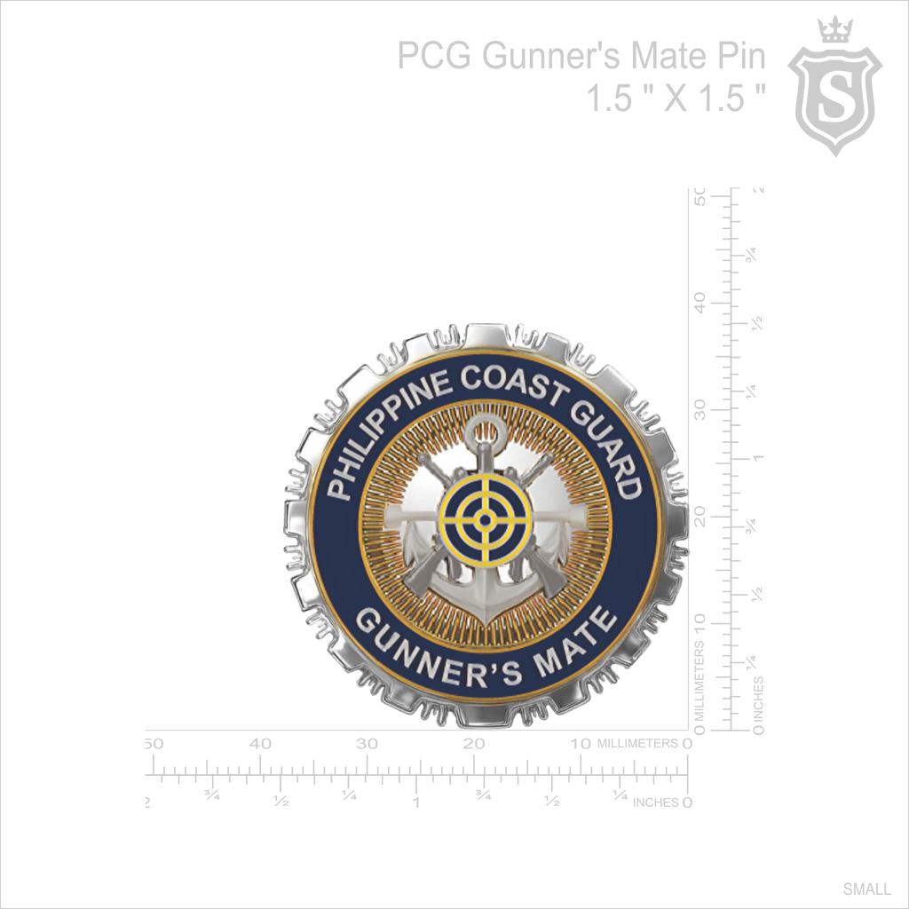 Philippine Cost Guard (PCG) Gunner's Mate (GM) Pin ...