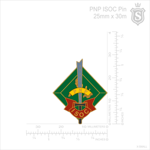 PNP ISOC (Internal Security Operation Course) Pin