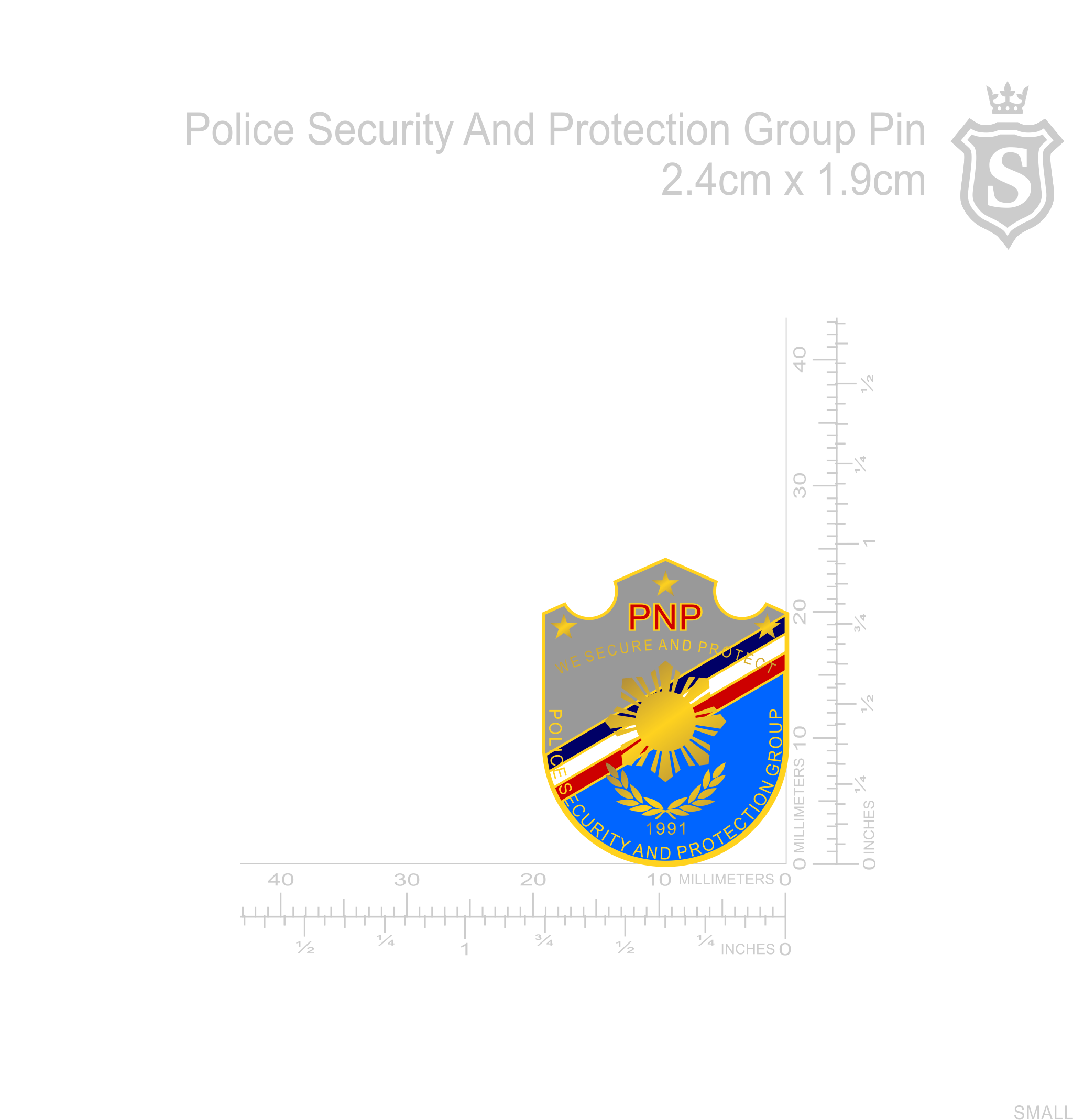 Police Security and Protection Group (PSPG) Pin ...