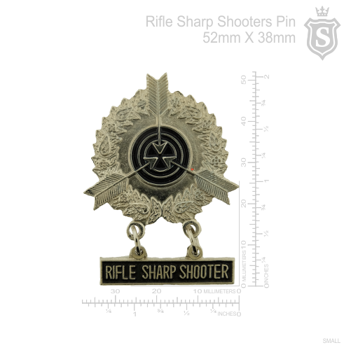 Rifle Sharpshooter Pin