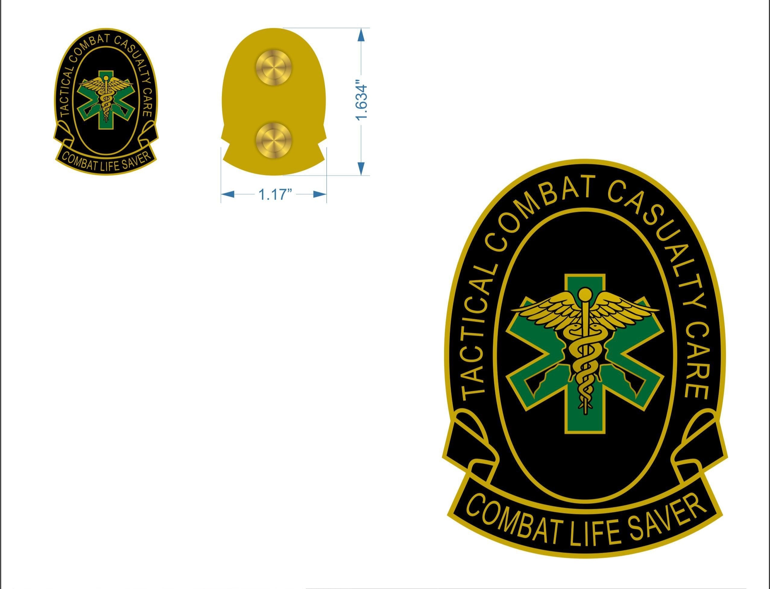 Tactical Combat Casualty Care (TCCC) Pin