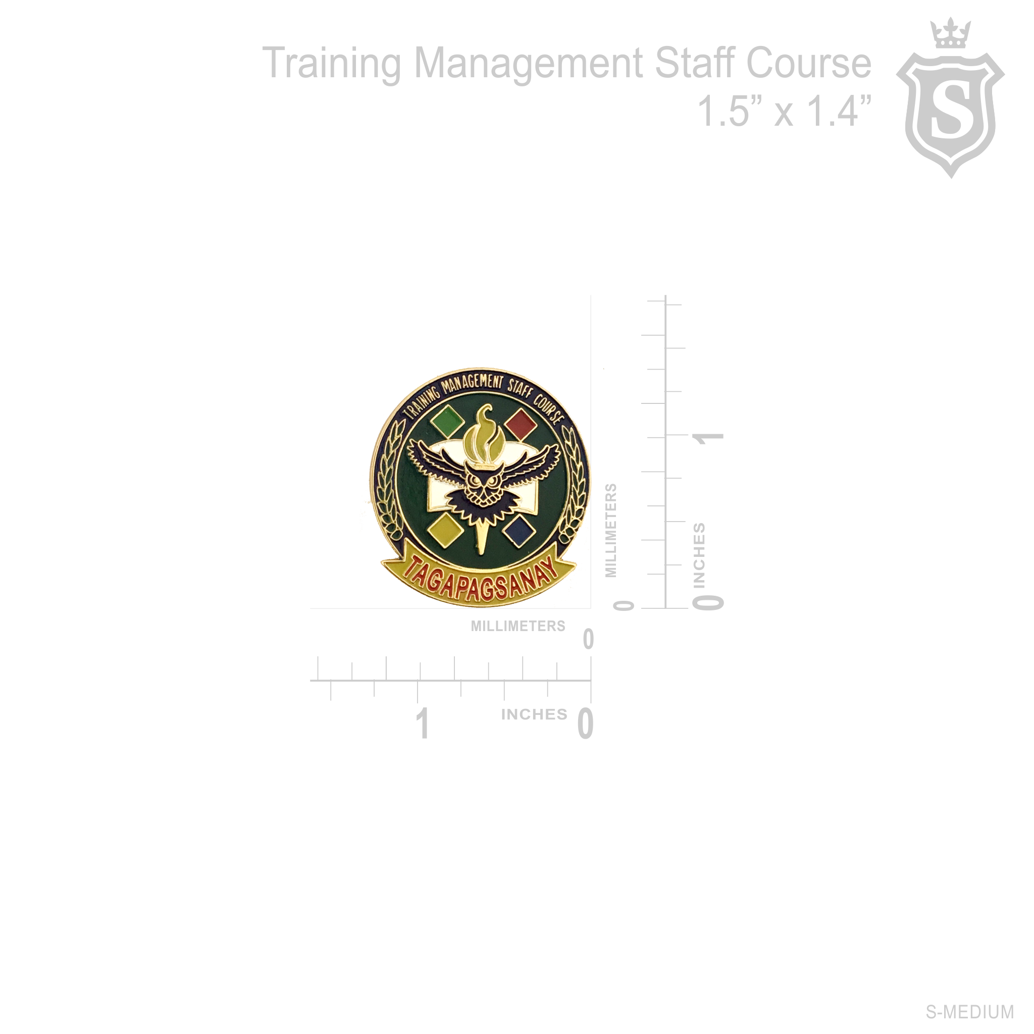 Training Management Staff Course (TMSC) Pin