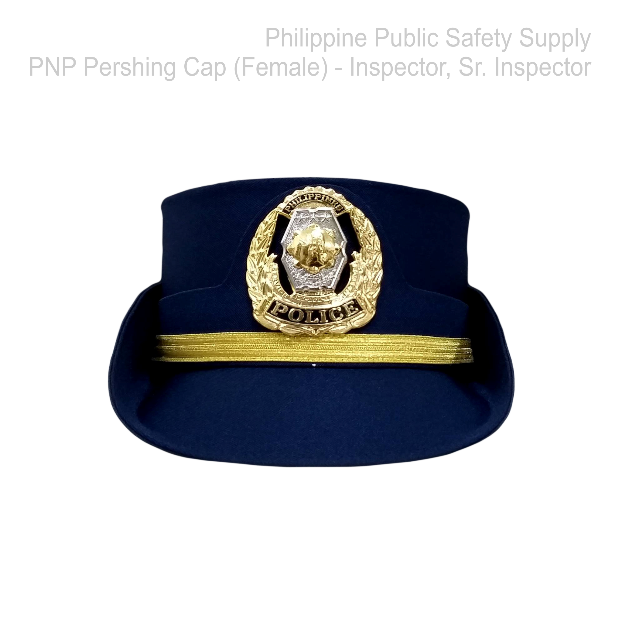 Philippine National Police (PNP) Pershing Cap (Female) Police Lieutenant/ Police Captain - PNP