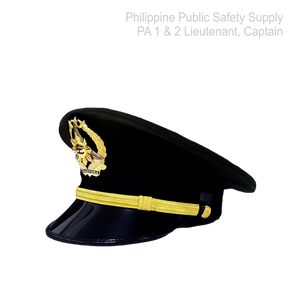 Philippine Army (PA) Olive Drab Pershing Cap 1 & 2 Lieutenant, Captain - AFP