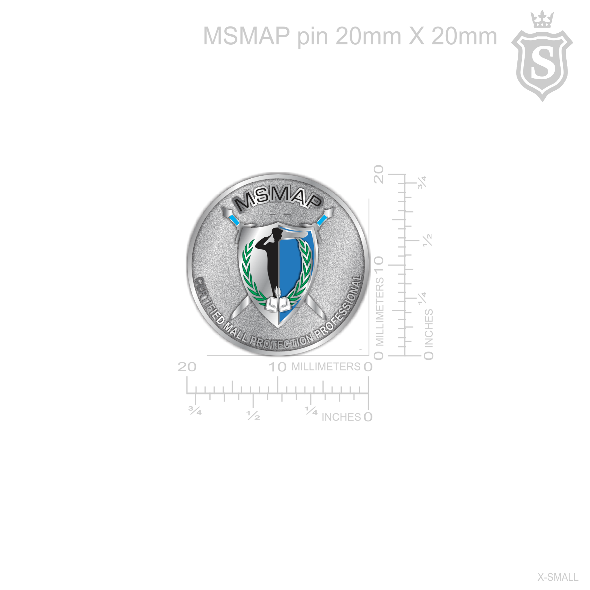 Mall Security Management Association of the Philippines (MSMAP) Pin - PSA-SG