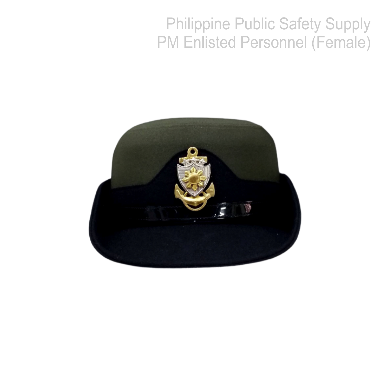Philippine Marine Corps (PMC) Pershing Cap (Female) Enlisted Personnel - AFP