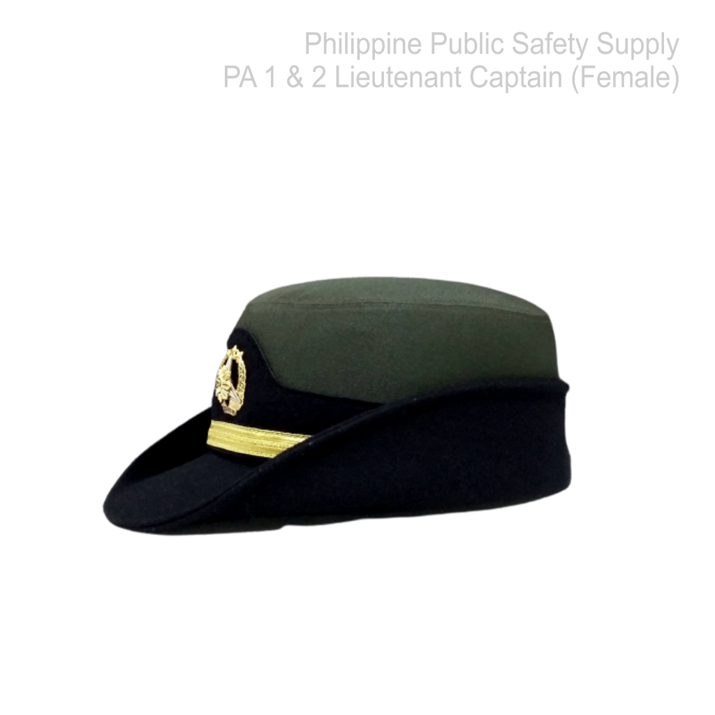 Ph Local Cap Philippine Army (PA) Pershing Cap 1 & 2 Lieutenant Captain (Female ...