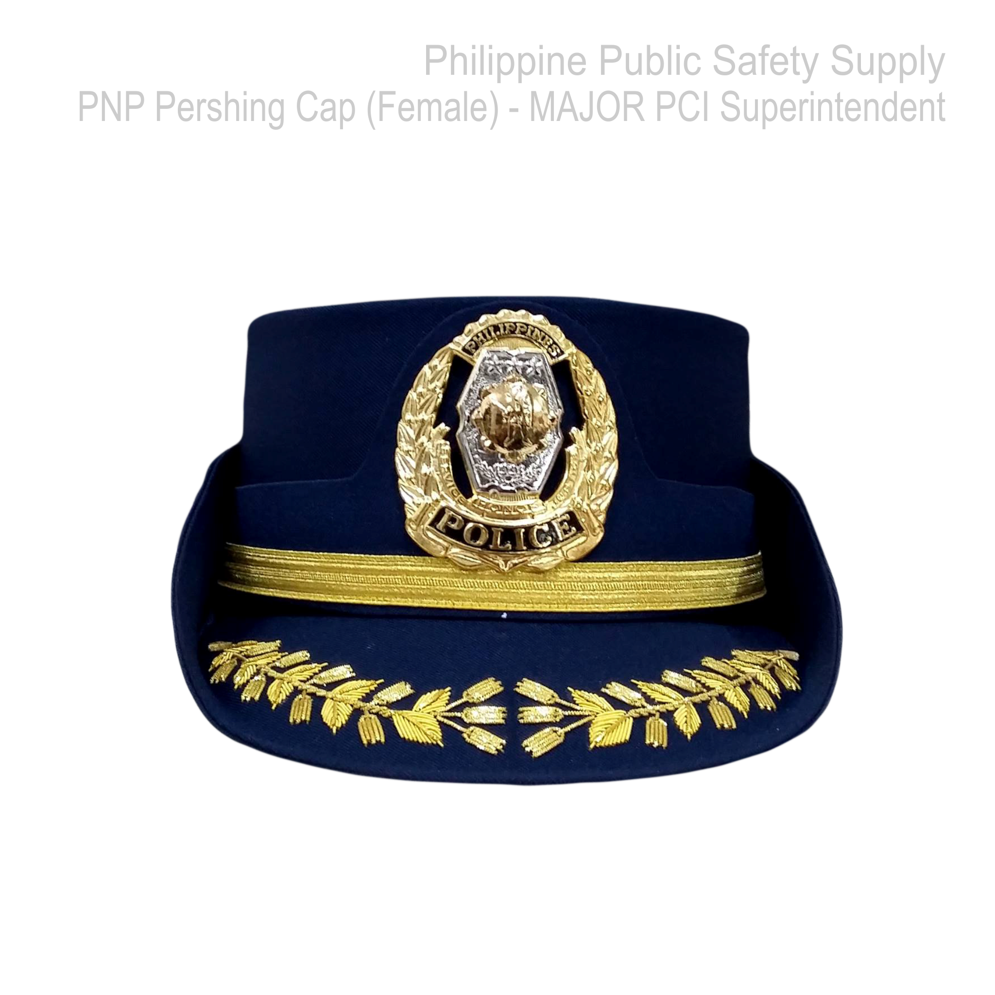 PNP Pershing Cap (Female) Police Major/Police Lieutenant Colonel - PNP