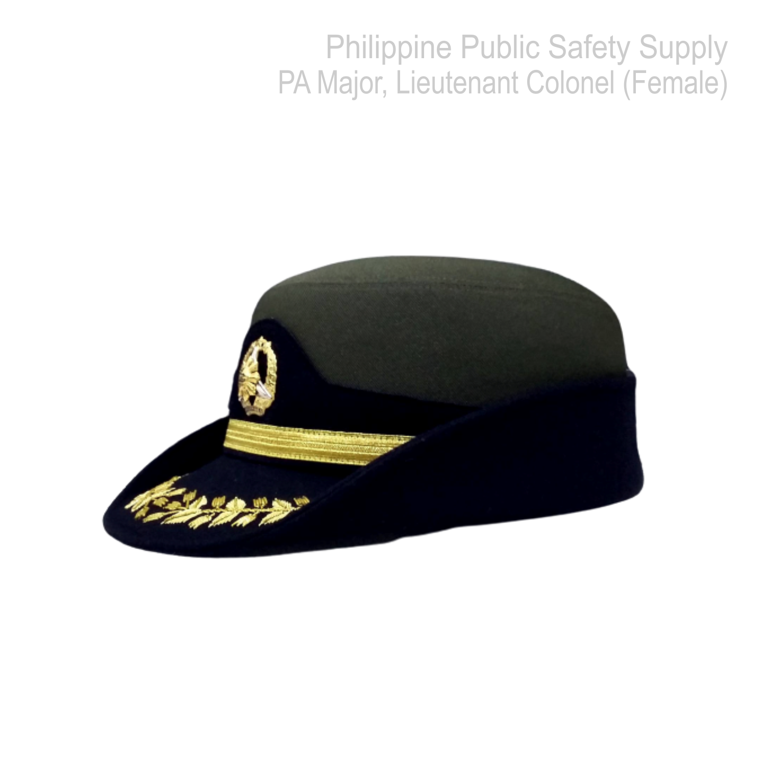 Philippine Army (PA) Pershing Cap Major, Lieutenant Colonel (Female) - AFP