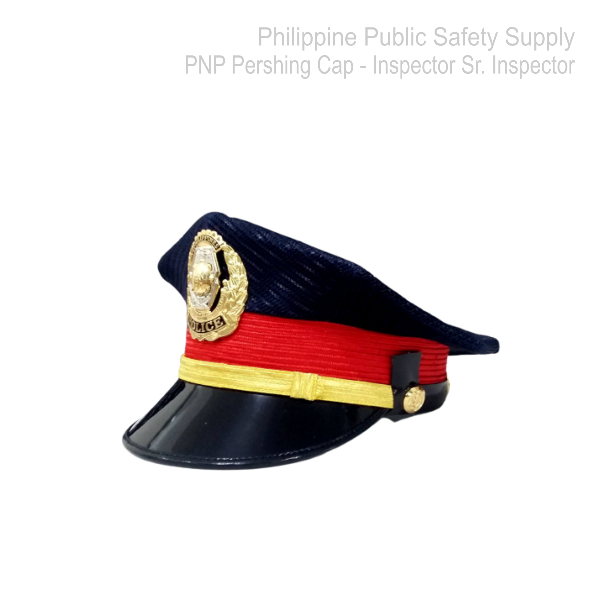 Philippine National Police (PNP) Pershing Cap Police Lieutenant/ Police Captain - PNP
