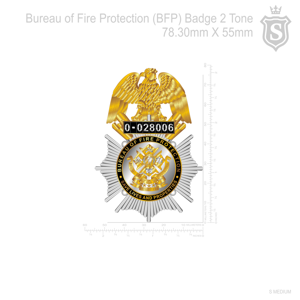 Bureau of Fire Protection Breast Badge – philippinepublicsafetysupply
