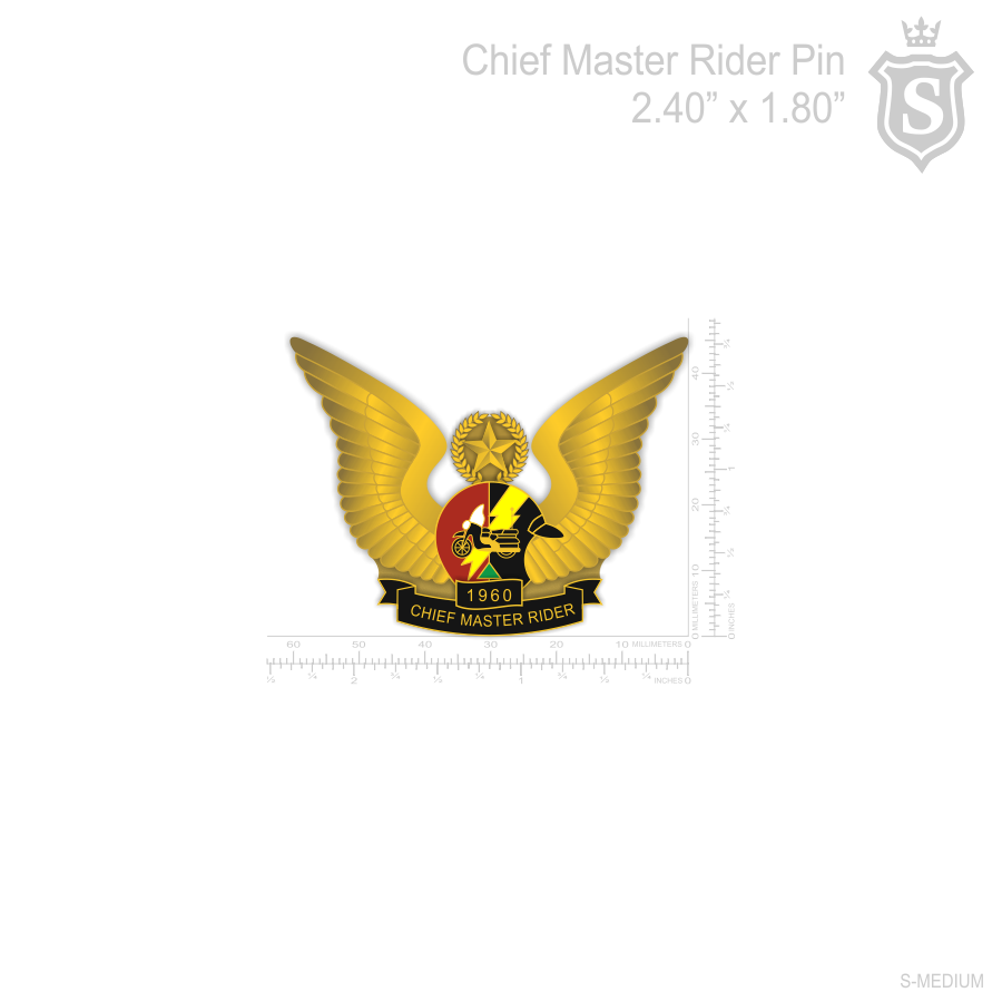 Chief Master Rider Pin - PNP