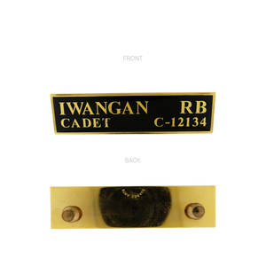 Cadet Nameplate