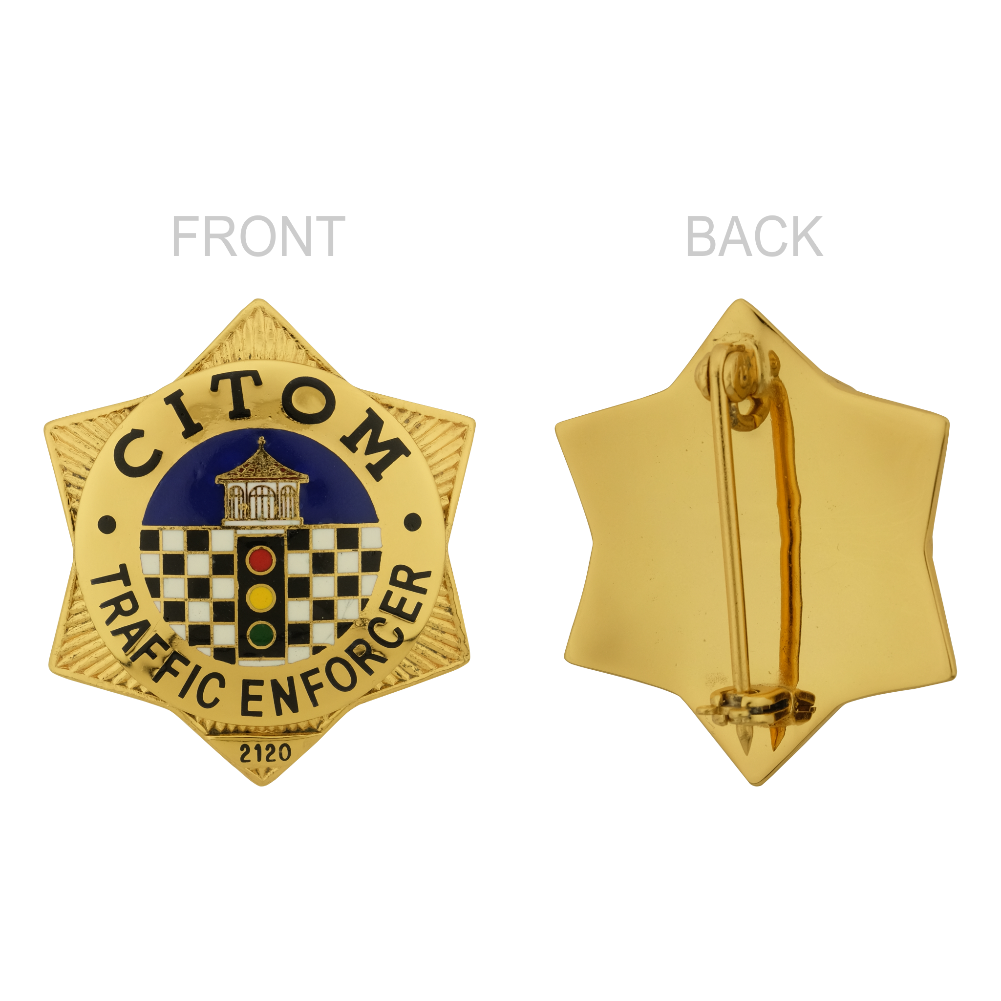 Cebu City Traffic Operations Management (C ITOM) Breast Badge - CITOM