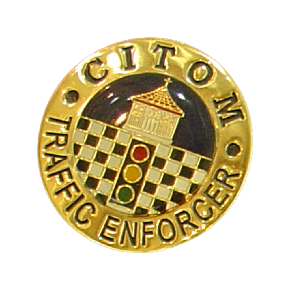 Cebu City Traffic Operations Management (CITOM) Pin - CITOM