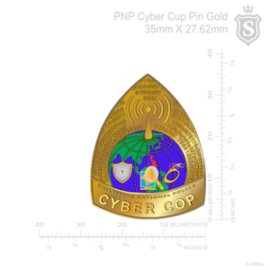 Philippine National Police (PNP) Anti-Cybercrime Pin - PNP