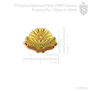 Philippine National Police (PNP) Service Finance Pin - PNP