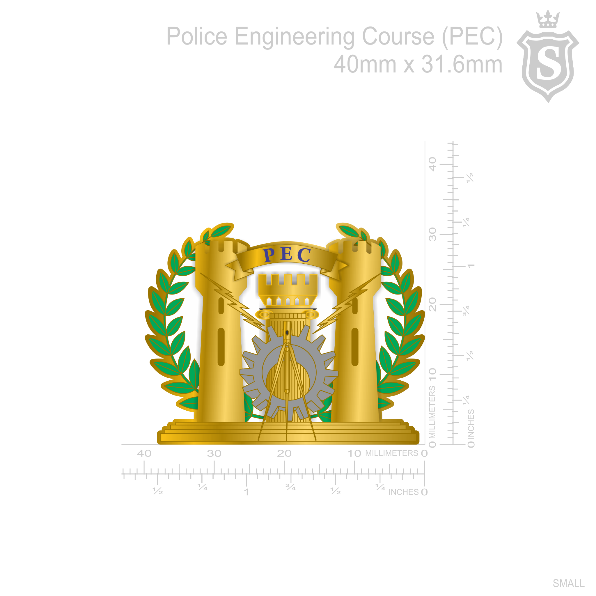 Police  Engineering Course (PEC) Pin - PNP