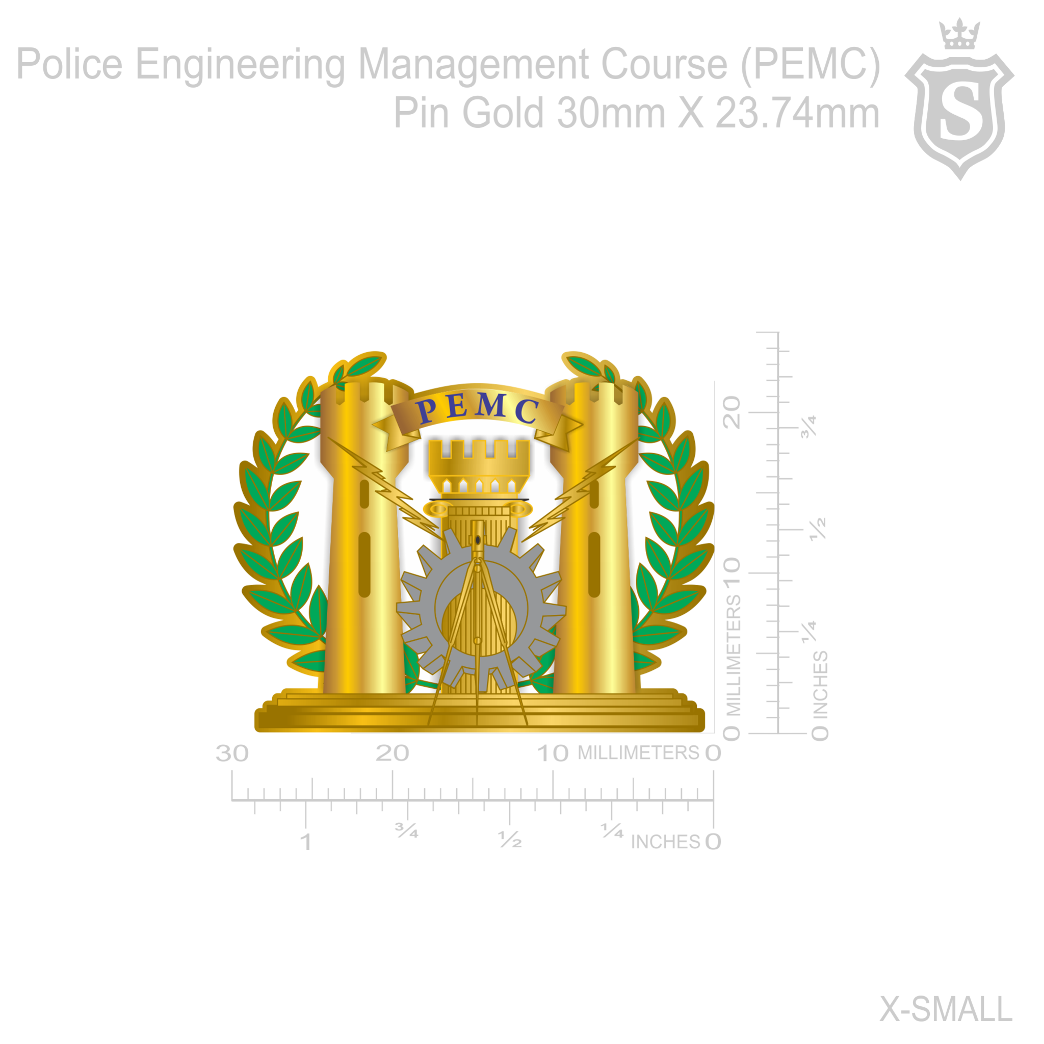 Police Engineering Management Course (PEMC) Pin - PNP