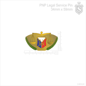 Philippine National Police (PNP) Legal Service Lawyer Pin - PNP
