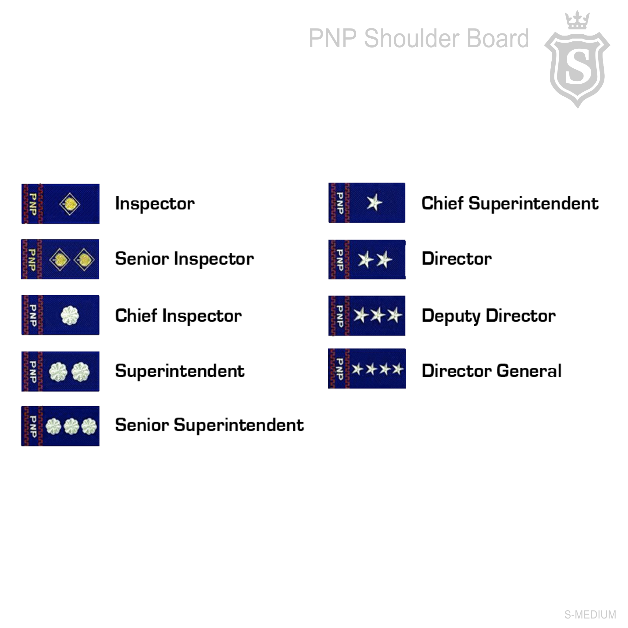 PNP Shoulder Board