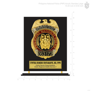 Philippine National Police (PNP) Standee Large Plaque - PNP