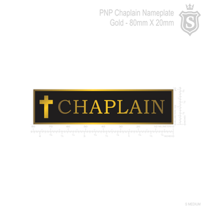 PNP & Chaplain Nameplate - PNP