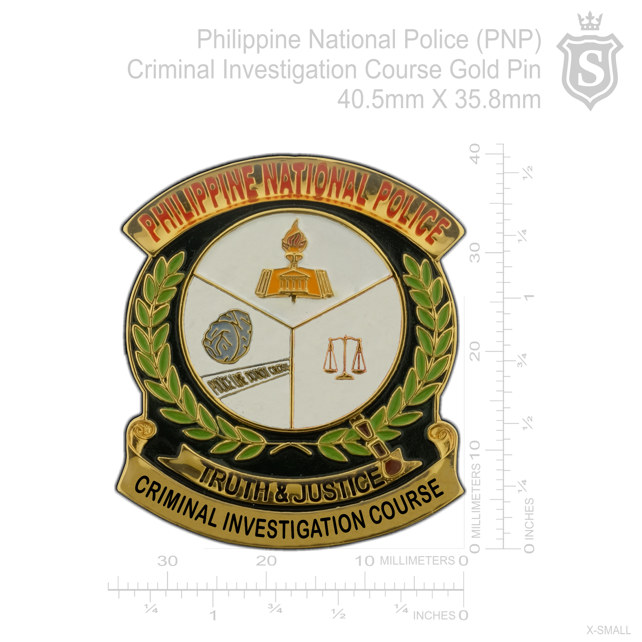 Criminal Investigation Course (CIC) Pin – philippinepublicsafetysupply