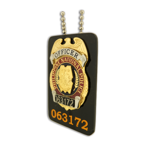 Philippine National Police (PNP) Officer Acrylic Neck Badge - PNP
