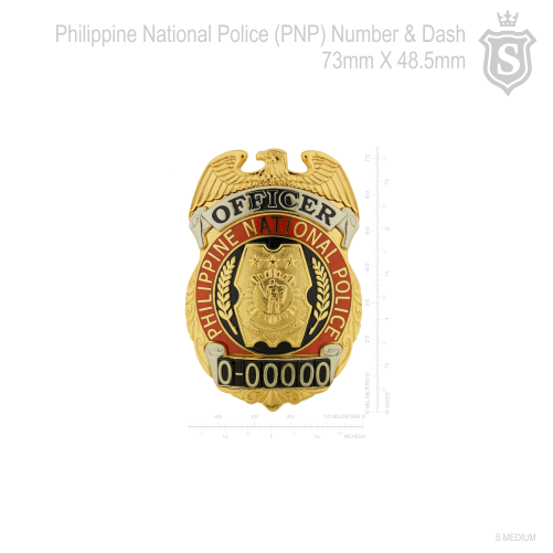 PNP Badge Numbers and Dash - PNP