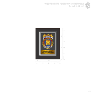 Philippine National Police (PNP) Wooden Plaque - PNP
