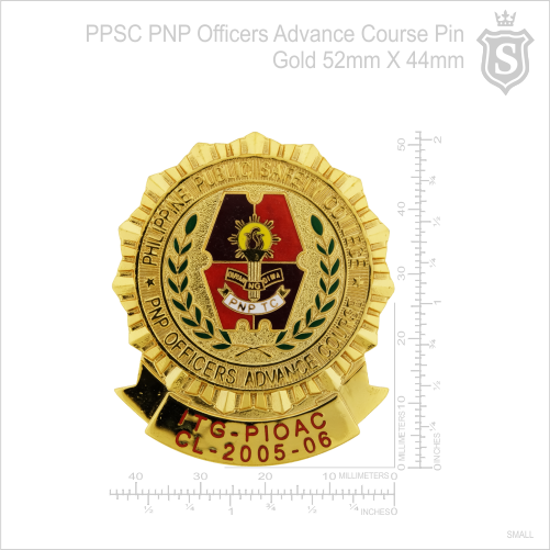 Philippine Public Safety College (PPSC) PNP Officers Advance Course Pin - PNP