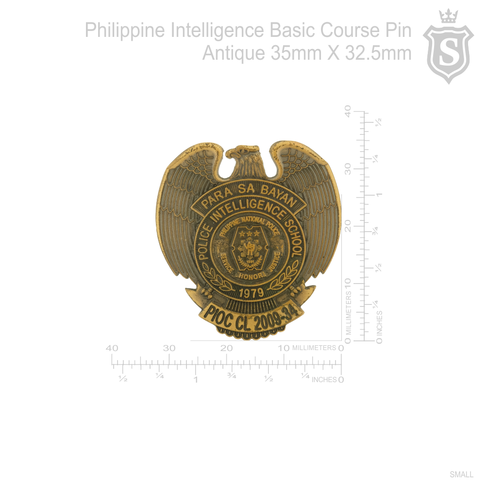 Intelligence Basic Course (IBC) Pin – philippinepublicsafetysupply