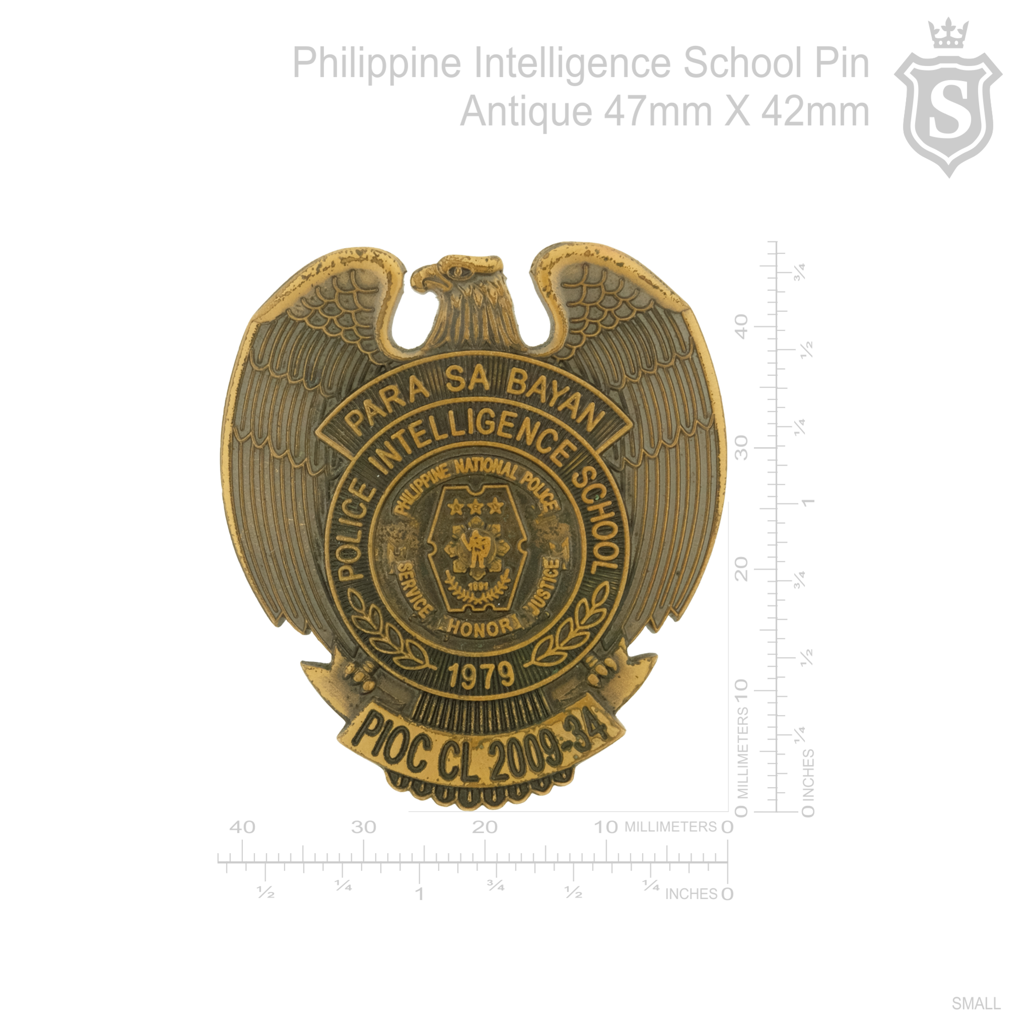 Police Intelligence Officers Course (PIOC) Pin - PNP